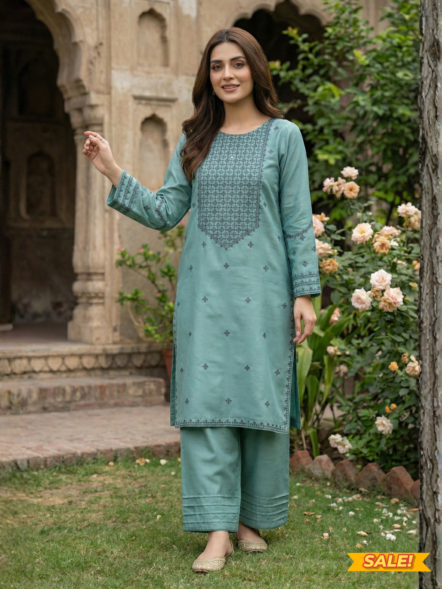 Gul-e-Sada 2-Piece – Embroidered