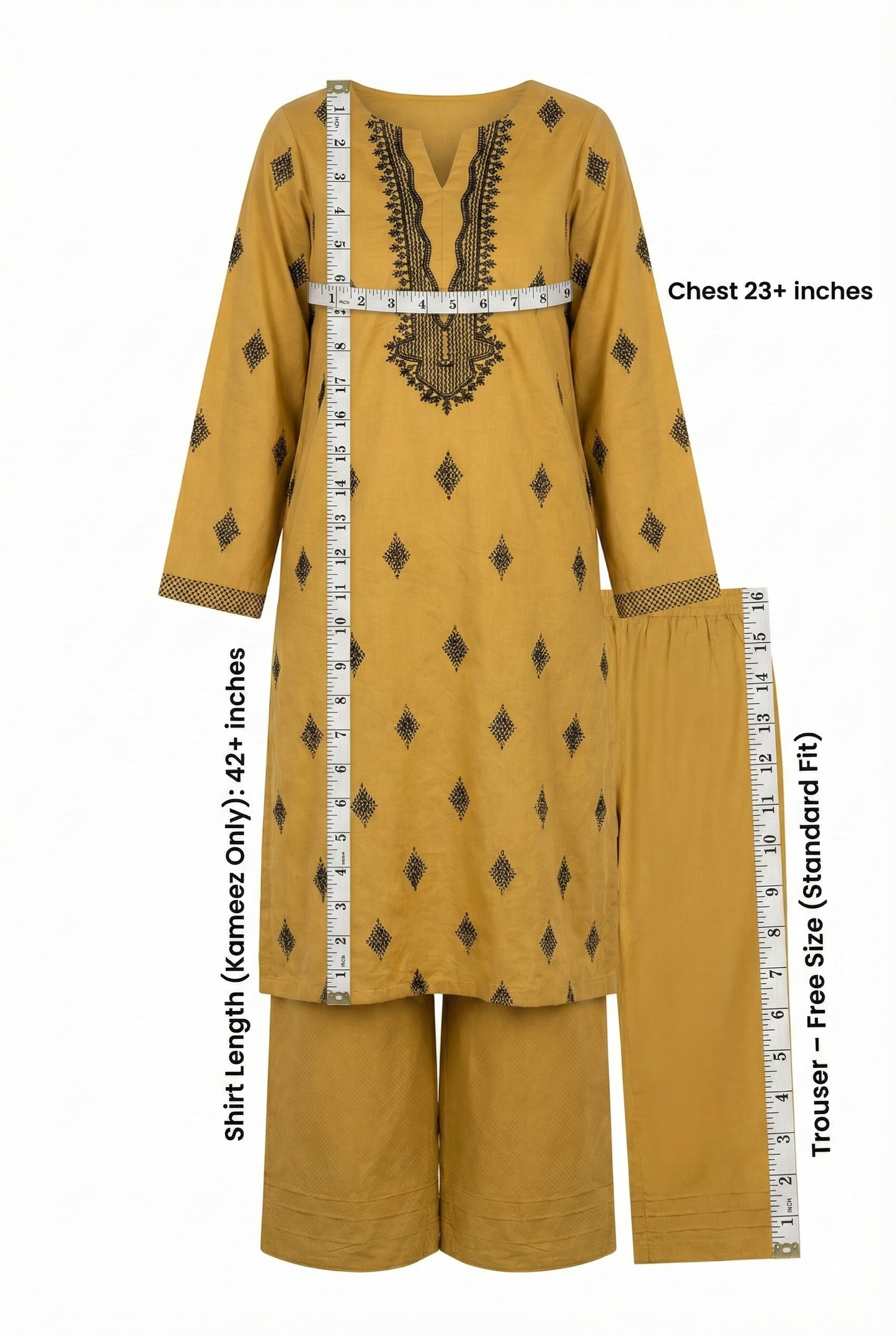 Floral Embroidered 2-Piece Suit